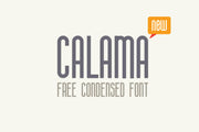 Calama - Free Condensed Font - Pixel Surplus