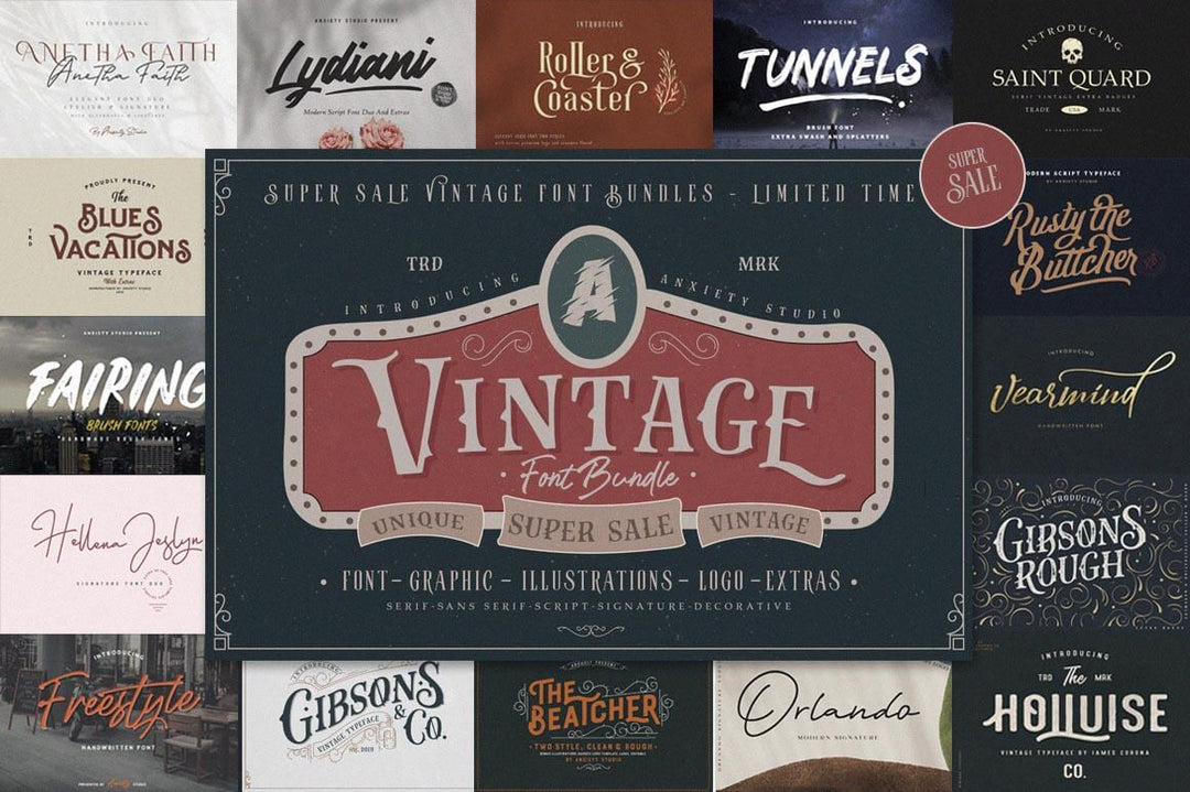 Vintage shops Bundle