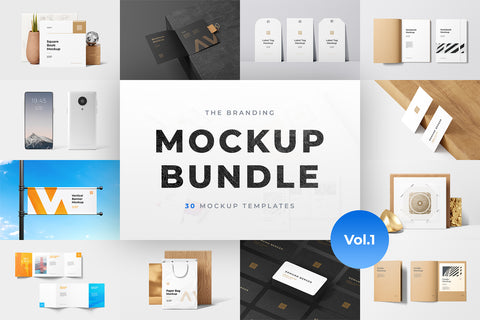 The Branding Mockup Bundle Vol. 1