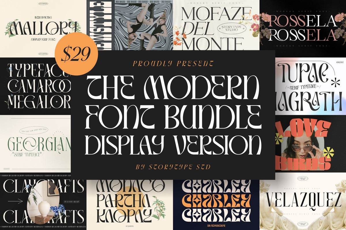 The Modern Font Bundle - Display Version – Pixel Surplus