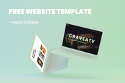 CravEaty - Free Clean Website UI Kit