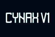 Cynax - Free Futuristic Display Font