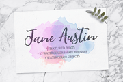 Jane Austin - Free Font Family & Watercolor Extras - Pixel Surplus