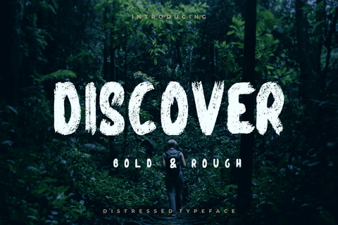 Discover - Bold Brush Font