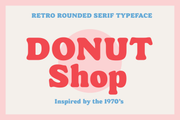 Donut Shop - Retro Rounded Serif