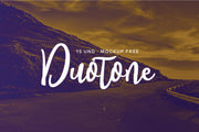 Free Duotone PSD Mockup