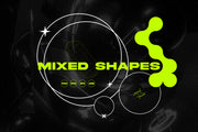 MIXED SHAPES - VECTOR, BRUSHES, PNG