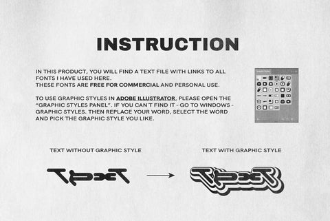 Y2K 240 Shapes Badges Graphic Styles