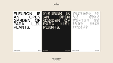 Fleuron - Free Floral Display Font
