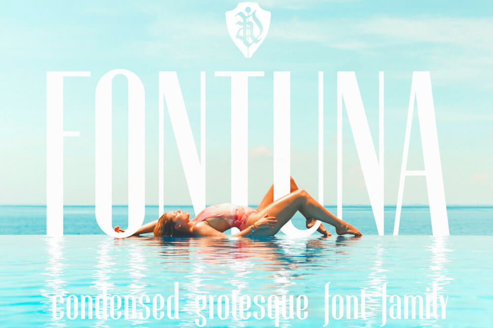 Fontuna Stencil - Free Condensed Font - Pixel Surplus