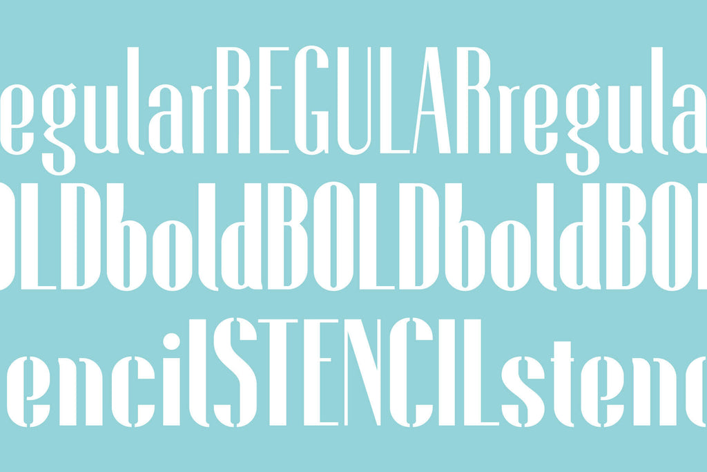 Fontuna Stencil - Condensed Font – Pixel Surplus