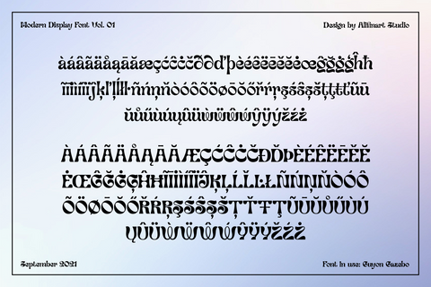 Guyon Gazebo - Display Font