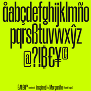 Galgo Condensed - Free Sans Serif Font