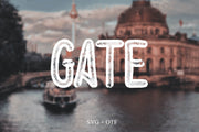 Gate - Free Hand Drawn Font