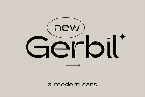 Gerbil - Free Modern Sans Serif Font