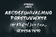 Stronghold - A Dry Brush Typeface