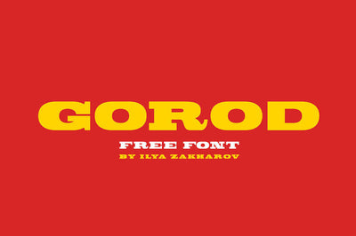 Gorod - Free Slab Serif Font - Pixel Surplus