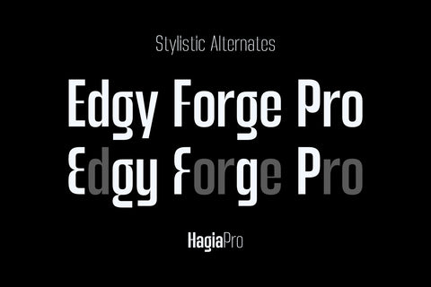 Hagia Pro - Unique Sans Serif Typeface
