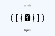 Hagia Pro - Unique Sans Serif Typeface