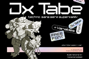 Jx Tabe - Techno Sans Serif Superfamily