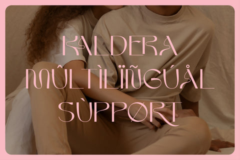 Kaldera - Modern Sans Serif Display Font