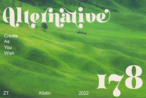 ZT Klotin - Display Font