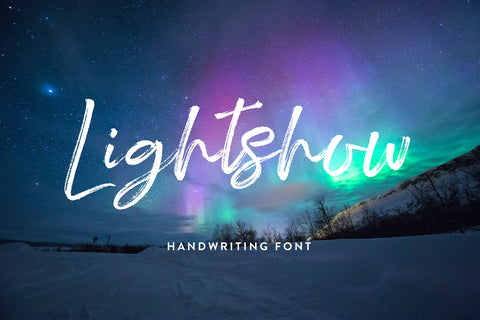 Lightshow - Brush Script