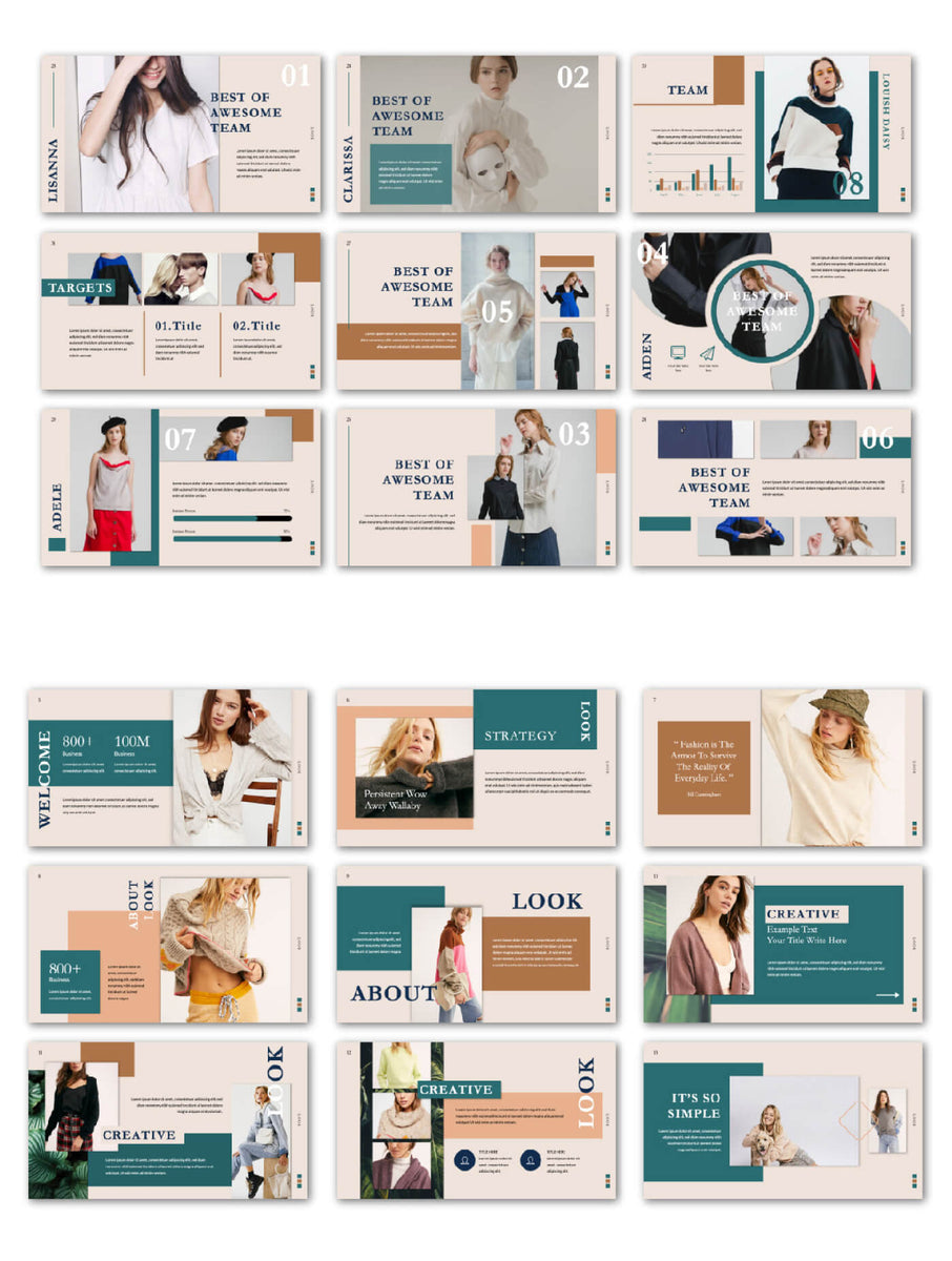 Look - Free Elegant Powerpoint Template – Pixel Surplus