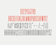 MD Tall - Free Condensed Font - Pixel Surplus