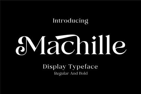 Machille - Display Typeface