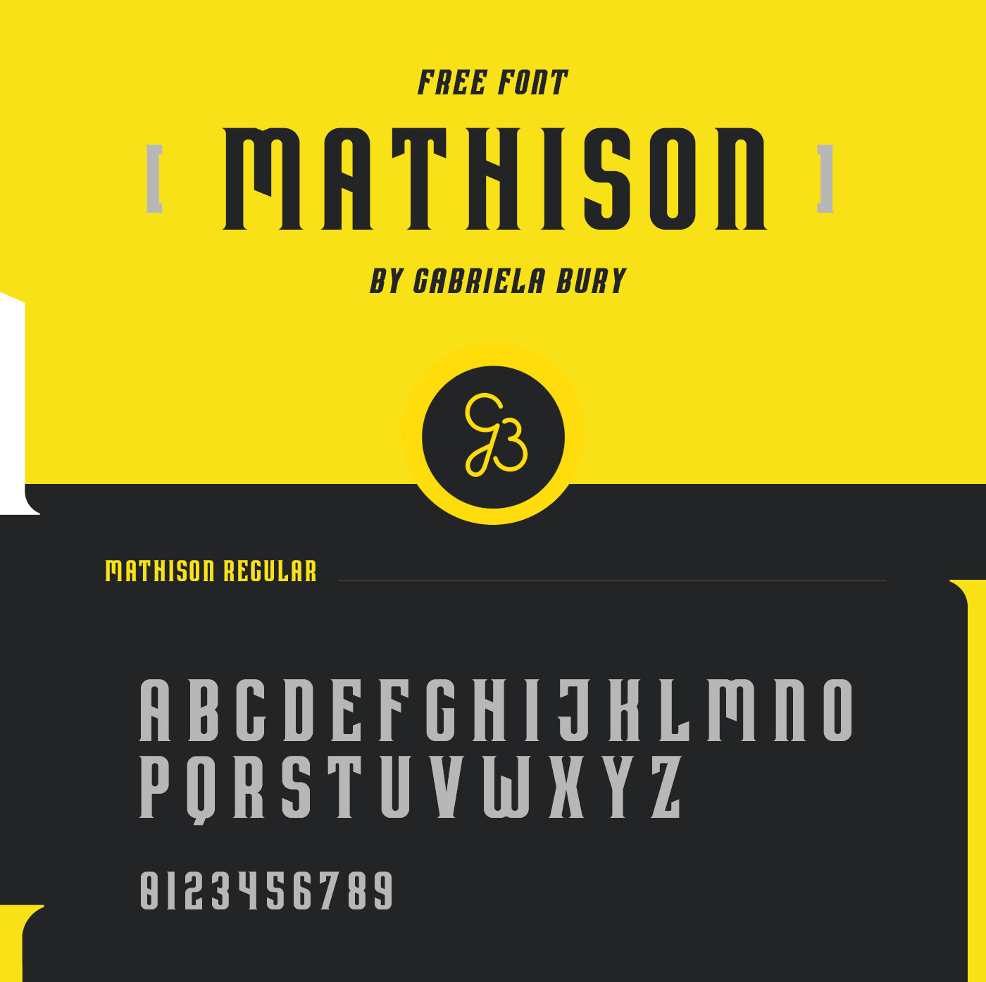 Mathison - Free Display Font – Pixel Surplus