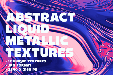 Abstract Liquid Metallic Textures