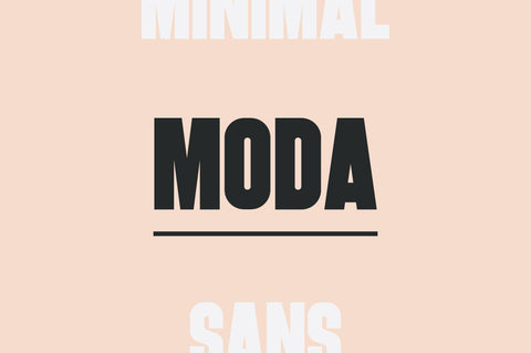 Moda - Minimal Sans Serif Font