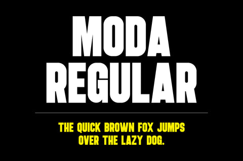 Moda - Minimal Sans Serif Font - Pixel Surplus