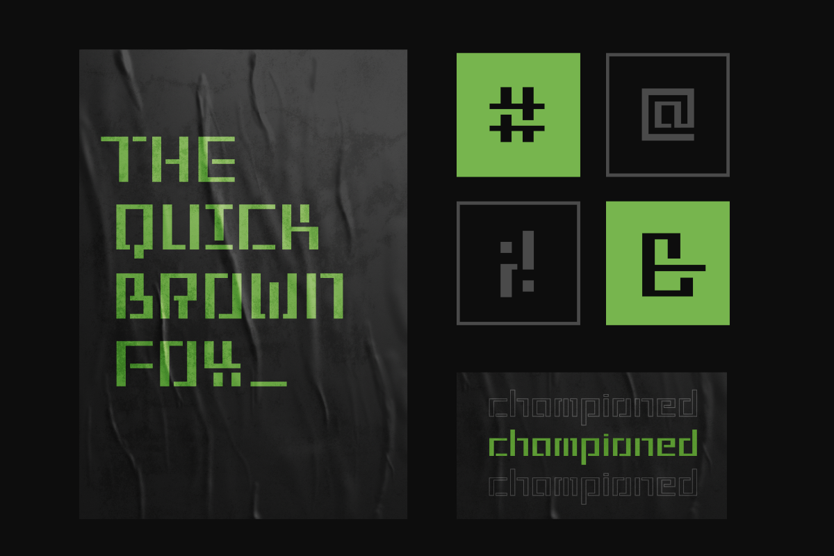 Modular Sans - Free Stencil Style Font – Pixel Surplus