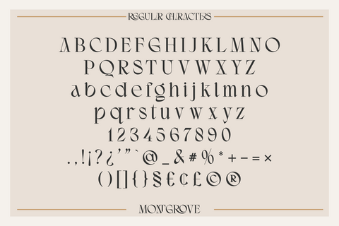 Montgrove - Ligature Serif Font