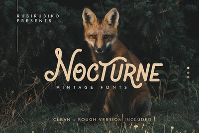 Nocturne - Free Vintage Font - Pixel Surplus