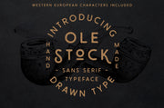Ole Stock - Vintage Hand Drawn Font