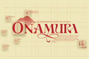 Onamura - Free Experimental Serif Font