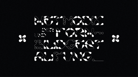 Hofmann - Free Experimental Typeface