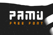 Pamu - Free Futuristic Display Font - Pixel Surplus