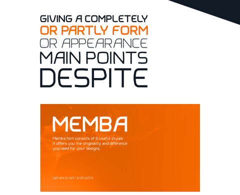 Memba - Free Font - Pixel Surplus