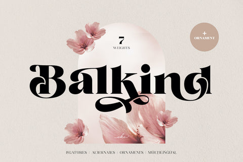 Balkind - Ornamental Serif Font