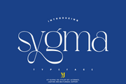 Sygma - Stylish Serif Typeface