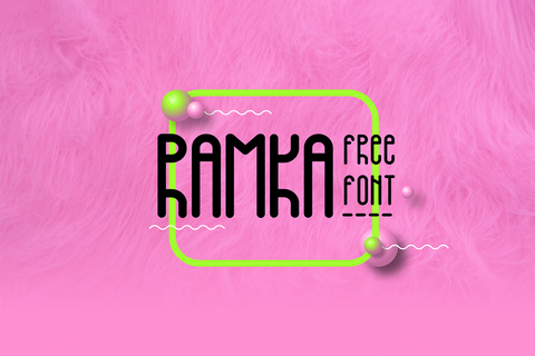 Ramka - Free Experimental Display Font