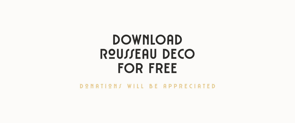 Rousseau Deco - Free Display Font - Pixel Surplus