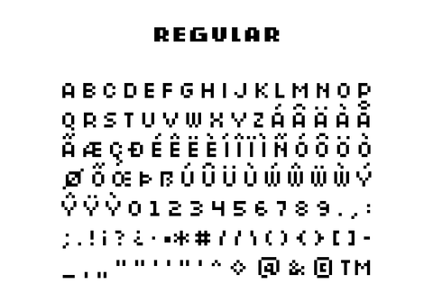 Retrograde - Free Pixel Font - Pixel Surplus