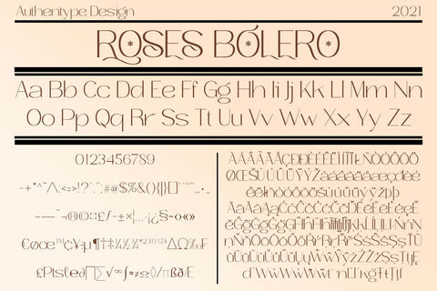 Roses Bolero - Free Elegant Sans Serif Font