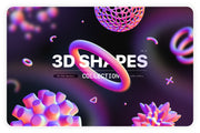 3D Shapes Collection - 90 Abstract Renders