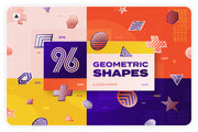96 Geometric Shapes and Logo Marks Vol 2